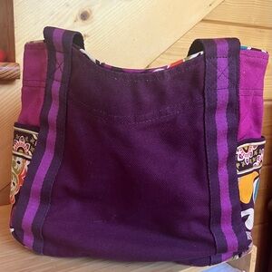 Vera Bradley plum tote bag
